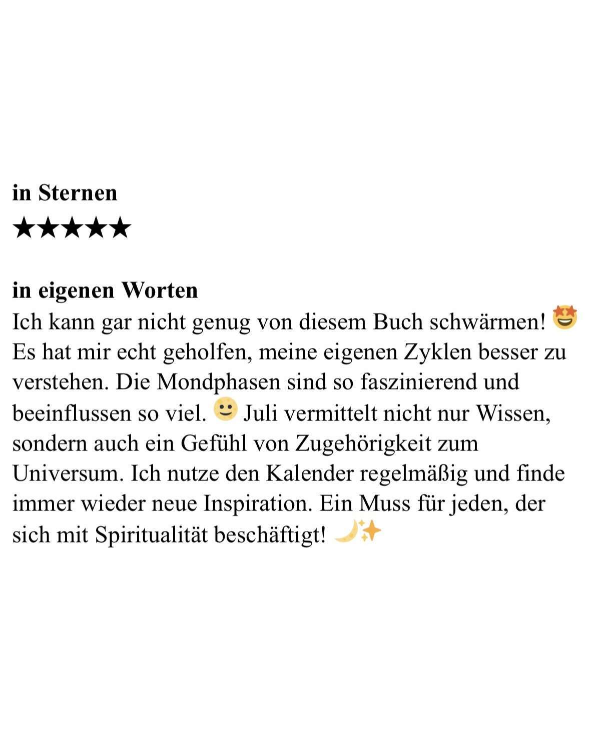 Kalender Rezension C.